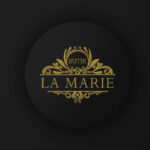 czarne tło czarne koło + złote logo 3